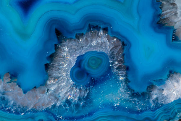 Blue Geode Stock Photos, Pictures & Royalty-Free Images - iStock