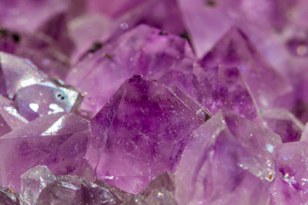 istock Beautiful Amethyst Crystal Close Up Macro 993416196