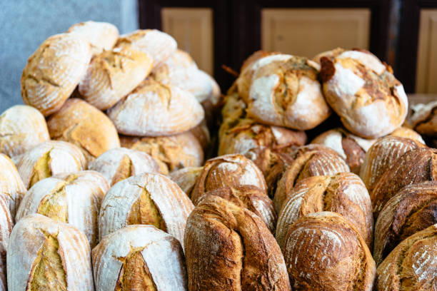 istock Close up of loafs of whole grain bread 993420636