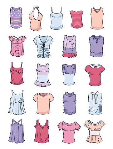 womens different types of tank tops