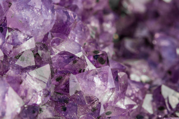 istock Beautiful Amethyst Crystal Close Up Macro 993432112