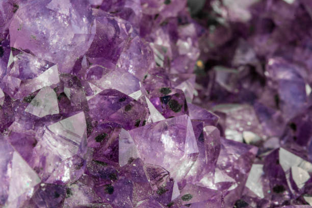 istock Beautiful Amethyst Crystal Close Up Macro 993432116