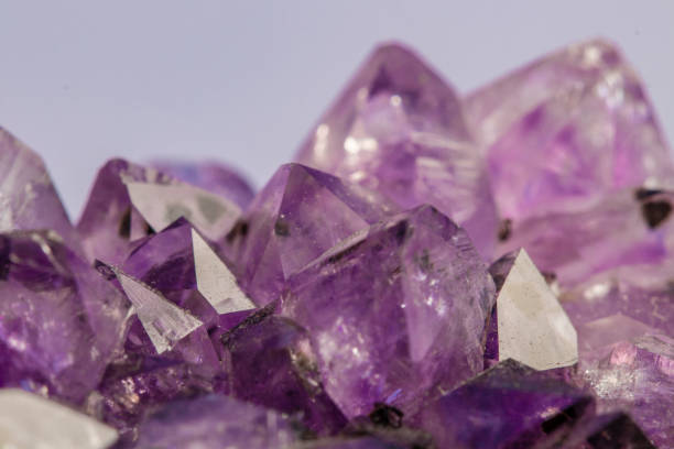 istock Beautiful Amethyst Crystal Close Up Macro 993432212