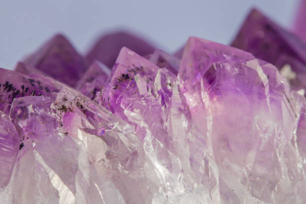 istock Beautiful Amethyst Crystal Close Up Macro 993432222