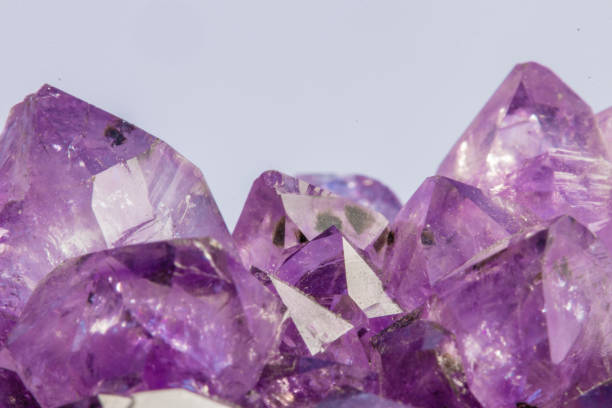 istock Beautiful Amethyst Crystal Close Up Macro 993432326