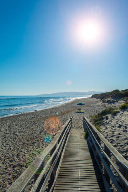 istock Wooden catwalk on the beach 993442946