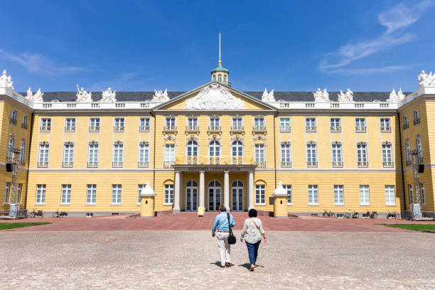 Karlsruhe, Germany Karlsruhe, Germany. The Karlsruhe Palace (Karlsruher Schloss), a palace erected in 1715 by Margrave Charles III William of Baden-Durlach karlsruhe durlach stock pictures, royalty-free photos & images