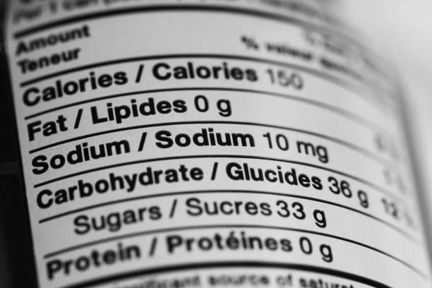 istock Various Nutrition Information on a Food Label 993448926
