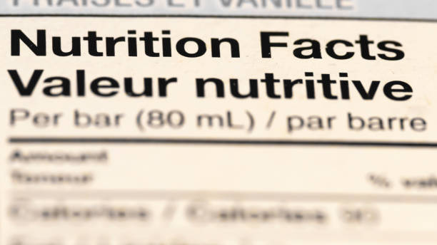istock Various Nutrition Information on a Food Label 993449846
