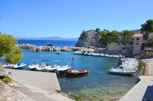 Photo of Small harbor near Marseille