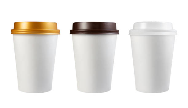 istock Take away paper coffee cup isolated on white 993454624