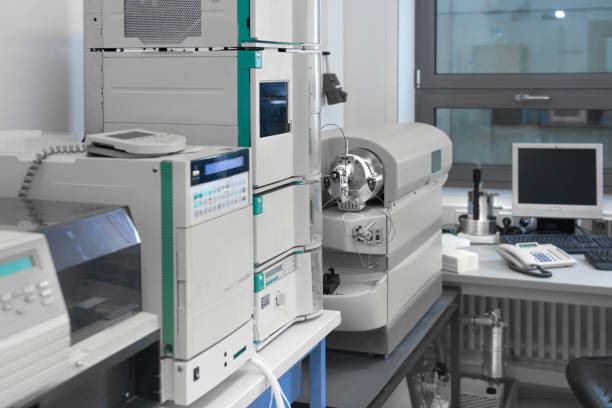 istock Modern laboratory interior out of focus, including equipment 993463760
