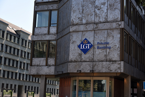Zurich Branch of the LGT Private Bank. The Swiss Headquarters are located in Basel.