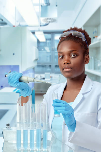 istock African-american scientist or graduate student works in modernl laboratory 993467628
