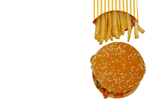 Close up of unhealthy food