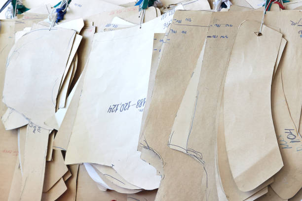 istock A set of paper patterns and large-sized templates 993479226
