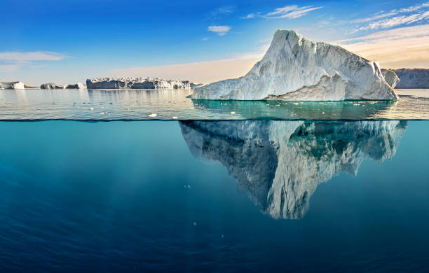 istock iceberg with above and underwater view 993481542