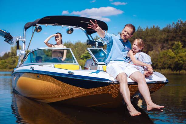 istock Loving father telling daughter about their destination 993481674