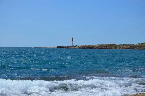 Photo of Lighthouse on the mediterranean sea