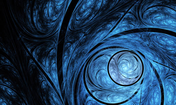 istock abstract fractal background, texture, fractal spiral 993493820