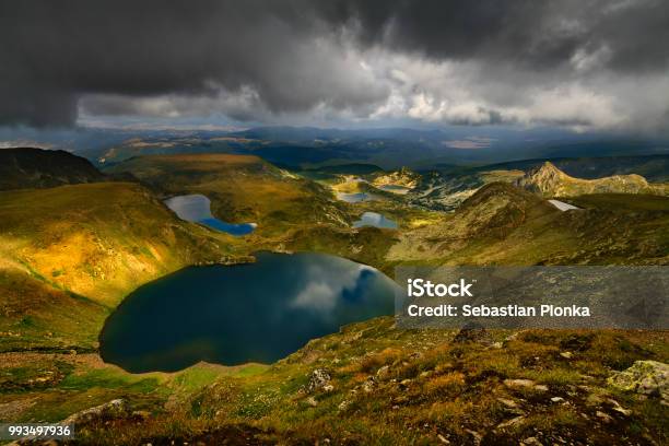 Seven Rila Lakes Stock Photo - Download Image Now - Lake, Number 7, Rila Mountains