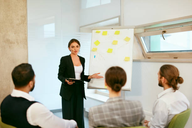 istock Business Training. People Meeting In Office. 993498230