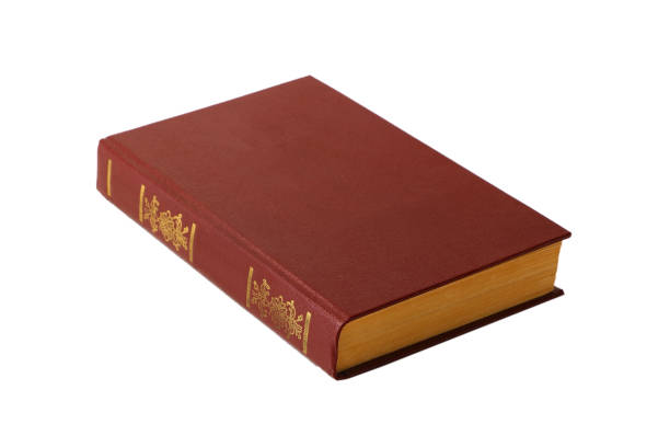 istock an old book with a burgundy cover 993500804