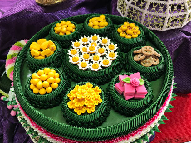 istock Set of artificial Thai traditional dessert. 993518560