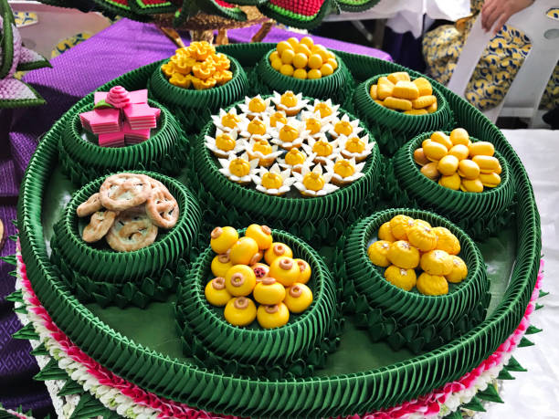 istock Set of artificial Thai traditional dessert. 993518608