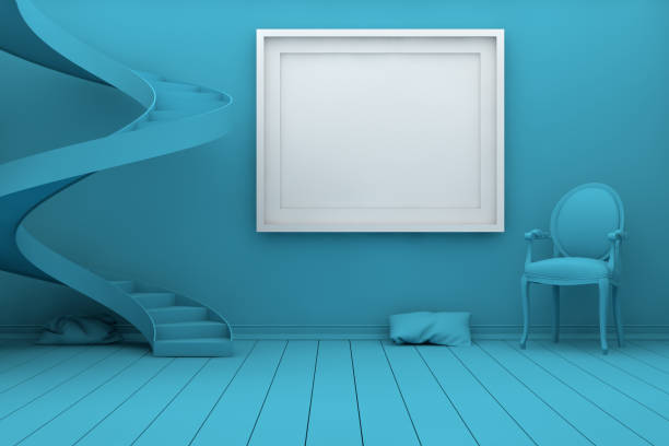 istock Mockup Frame in Living Room 993539108