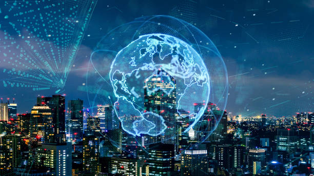 istock Smart city and global network concept. IoT(Internet of Things). ICT(Information Communication Technology). 993560702