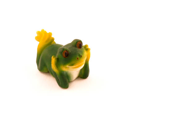 Figure from frog prince isolated on white background