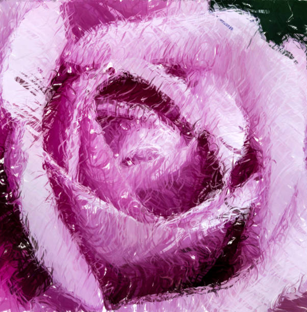 istock Pink rose beauty - HD Digital illustration 993615498