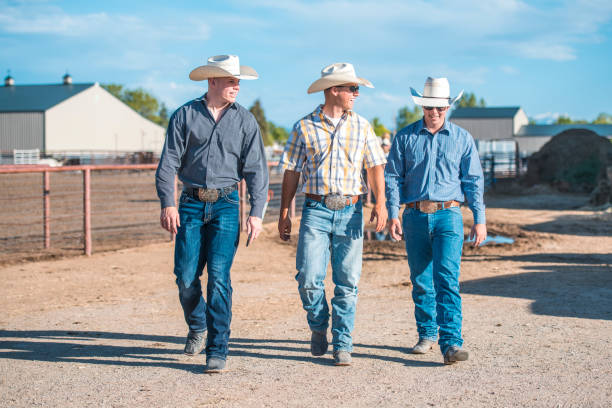 istock Cowboys getting ready for riding in rodeo arena 993630556