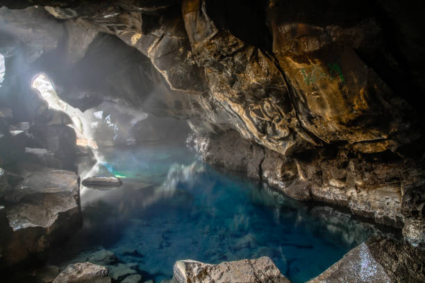 istock Steaming waters of Grjotagja Cave in Iceland. 993630694