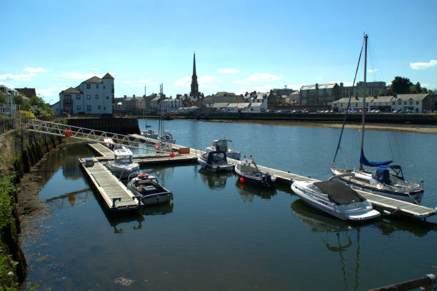 istock Boats, dinghies and yachts at a pier 993631196