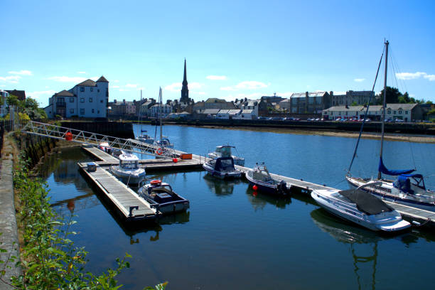 istock Boats, dinghies and yachts at a pier 993634782