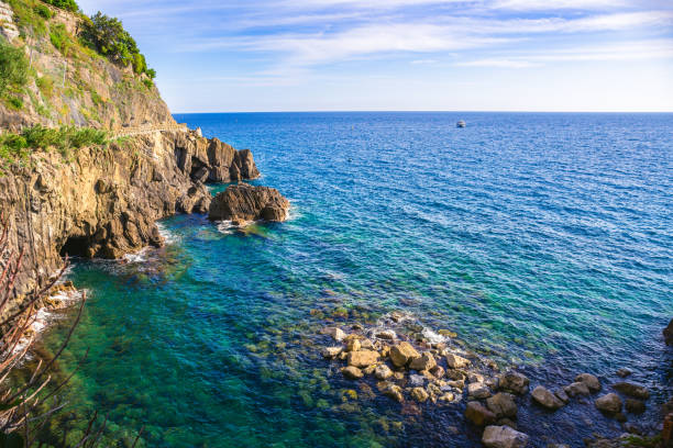 istock Riomaggiore Coastline, Cinque Terre, Liguria, Italy 993639158