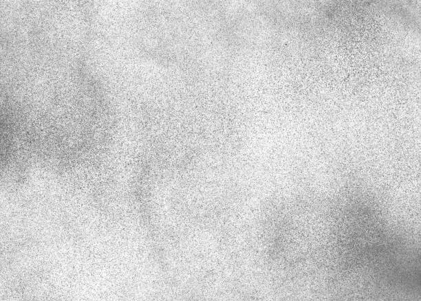 texture delle particelle spray isolata sul bianco - sgranata foto e immagini stock