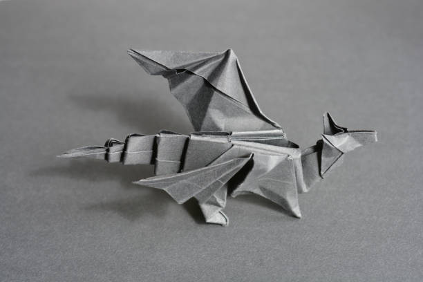 istock Origami paper dragon 993645108