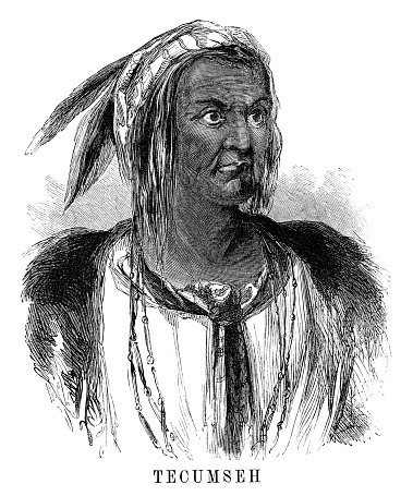 Tecumseh - Scanned 1855 Engraving