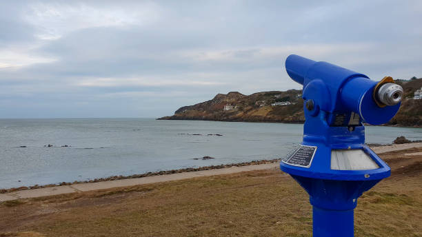 istock Spy glass telescope on the beach of Howth 993658958