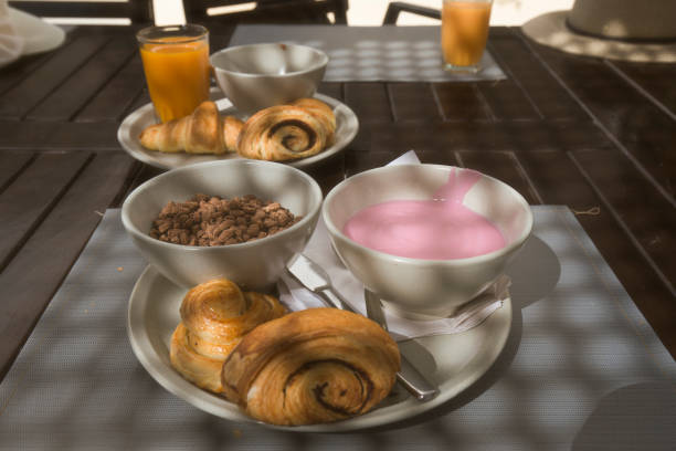 Typical diner breakfast