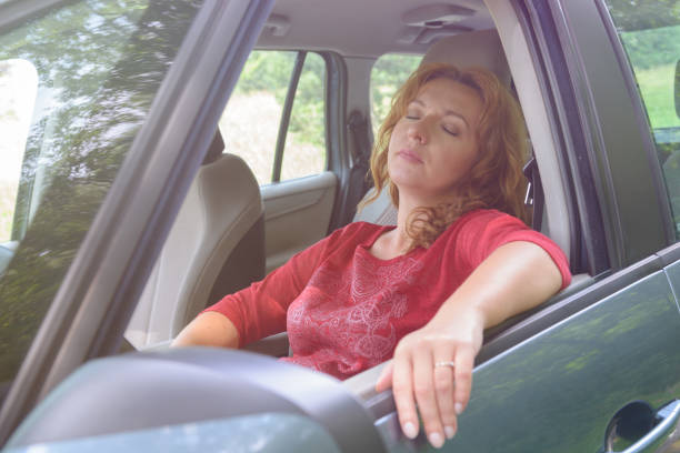 istock Woman is resting in the car 993667782