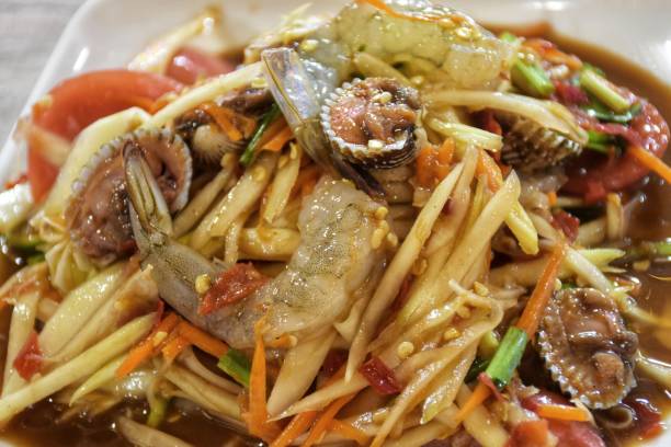 istock Thai food Seafood salad 993668852