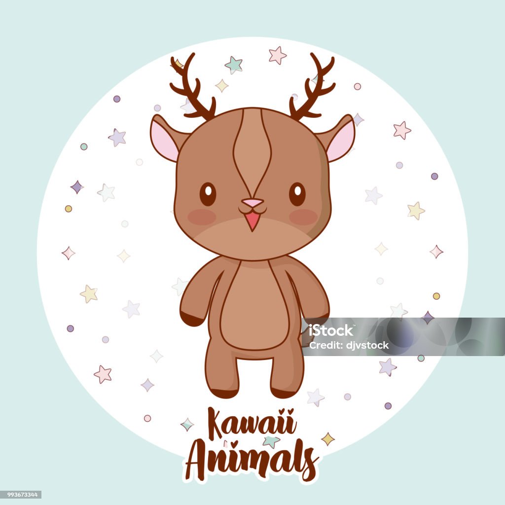 Vetores de Desenho De Animais Kawaii e mais imagens de Animal - Animal,  Beleza, Boca - iStock