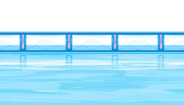 Vector illustration of Skating Rink Background