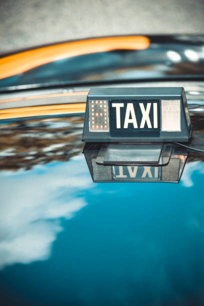 istock Vacant taxi detail 993683214