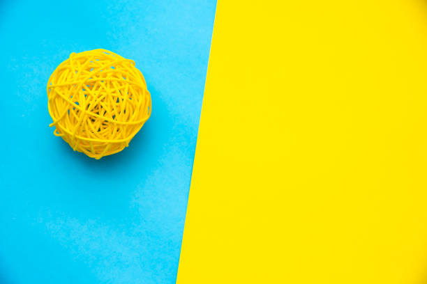 istock Top view for object circle color on a colorful background. 993683746