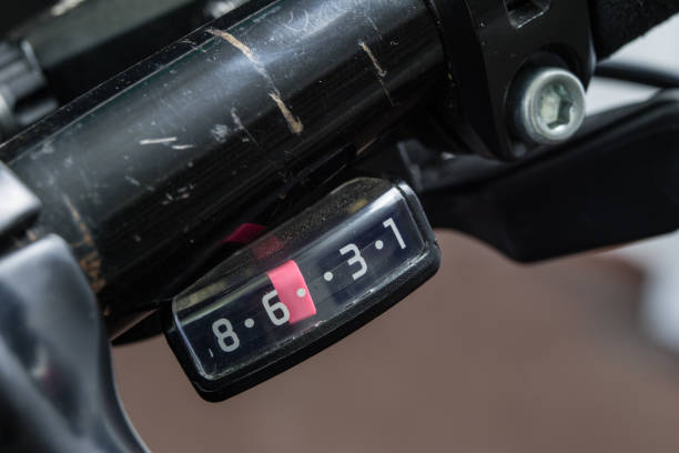 istock Bicycle accessories in a larger size. Bicycle for tourist and trekking. Light background. 993696502